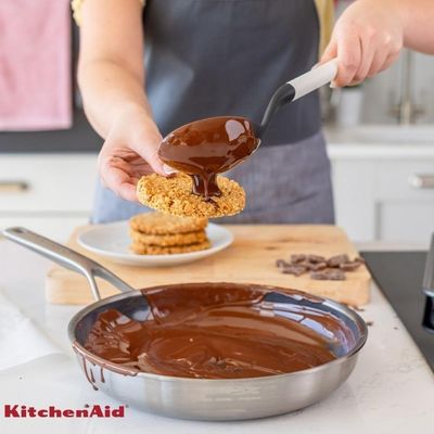 Jogo Colher Perfurada E Sólida Multiuso Branco Kitchenaid