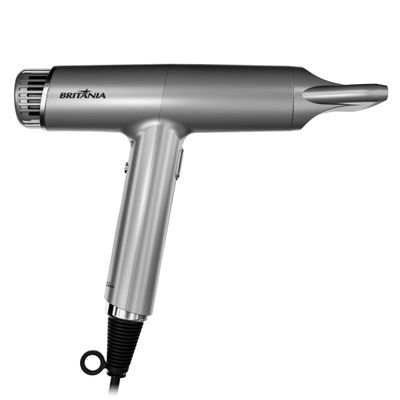 Secador de Cabelos Britânia BSC3400 Silencioso Prata / 220