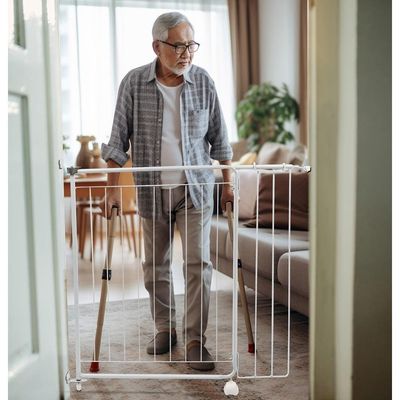 Grade Porta-Portão Utimil 70cm com Extensor 12cm Preto