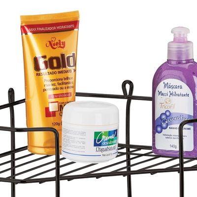 Cantoneira para Shampoo Utimil - Preto