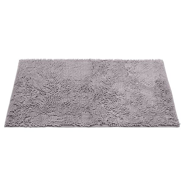 Tapete Buettner Microfibra Antiderrapante Chenille Cadiz 50x100m Prata
