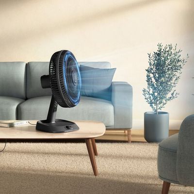 Ventilador de Mesa 40cm 6 Pás DuoForce Air+ EFD40 Electrolux Grafite / 110V