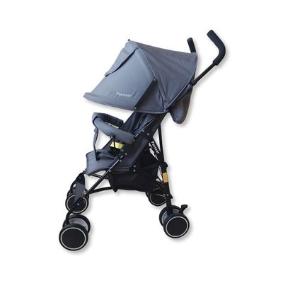 CARRINHO DE BEBE COMPACTO ALFA B 5N CINZA - PASSEAR BABY