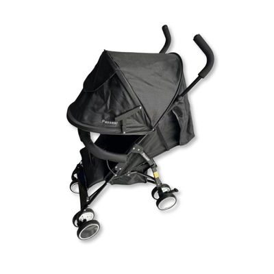 CARRINHO DE BEBE COMPACTO ALFA B 5N PRETO - PASSEAR BABY