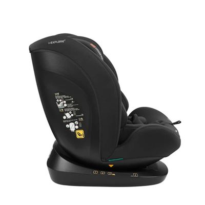 CADEIRA DE CARRO 0 A 36KG I-EXPLORE BLACK (I-SIZE 40-150 CM) - KIKKA BOO