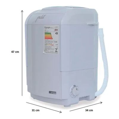 Maquina de Lavar Petit 1,2 Kg 5 Programas de Lavagem Praxis Branco / 220v