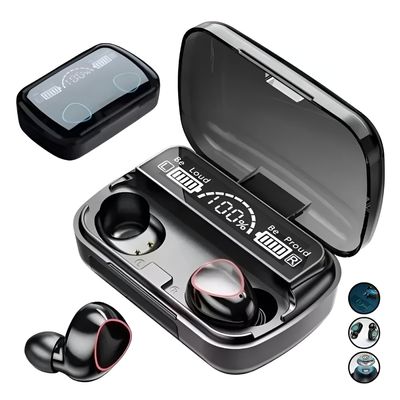 Fone De Ouvido  M10 Bluetooth 5.3 Digital Indicador Newest Preto