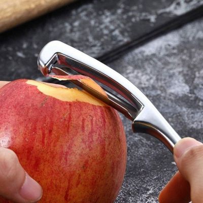 Descascador Fatiador Aço Inox de Legumes Frutas Utensilio de Cozinha Prático