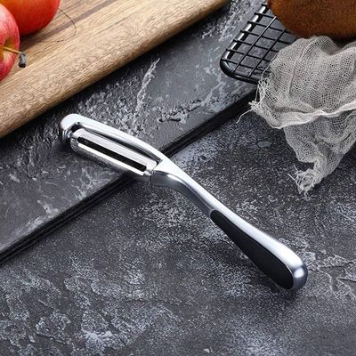 Descascador Fatiador Aço Inox de Legumes Frutas Utensilio de Cozinha Prático
