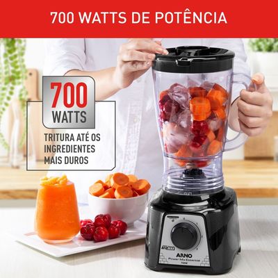 Liquidificador Power Mix LQ19 Arno Preto 127V