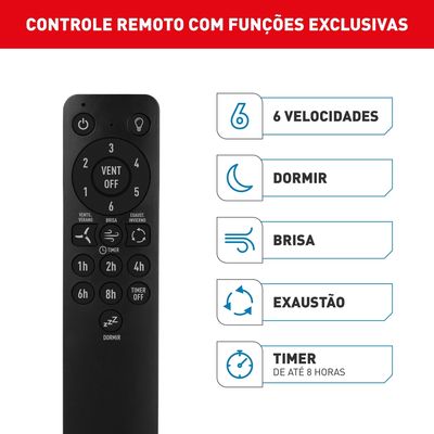 Ventilador Teto New Ultimate VX13 Arno Branca Bivolt