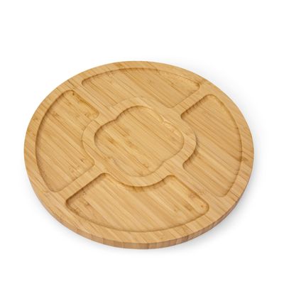 Petisqueira Bambu Euro Home 5 Divisórias