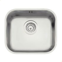 Cuba Tramontina Lavínia 40 Bl Prime Em Aço Inox Acetinado 40x34 Cm Com Escape E Válvula 94020103