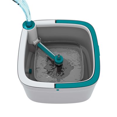 Mop Giratório Água Limpa Flash Limp com Balde e Separação Inteligente