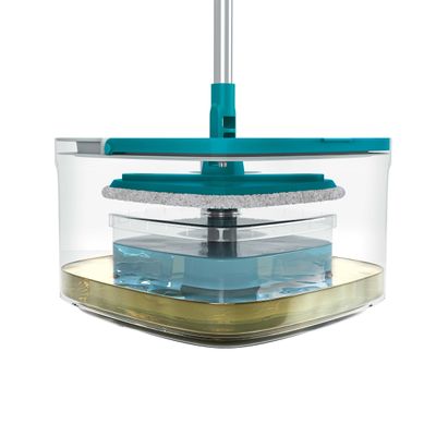 Mop Giratório Água Limpa Flash Limp com Balde e Separação Inteligente