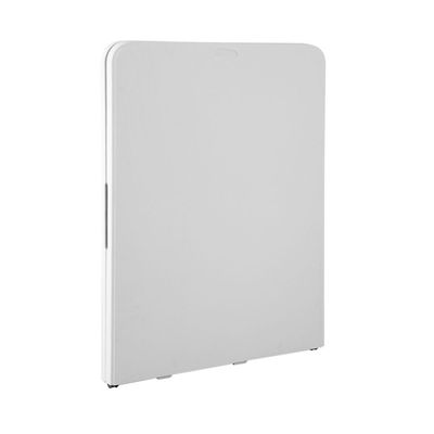 Mesa Portátil Dobrável Vira Maleta Com Alça Camping Branco