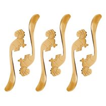 Jogo de Colheres L`Hermitage Piccolo Inox 6 Peças Dourada