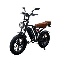 Bicicleta Scooter Elétrica WX-19 Wehawk 750W Bat 48V 15Ah Litio Banco Marrom