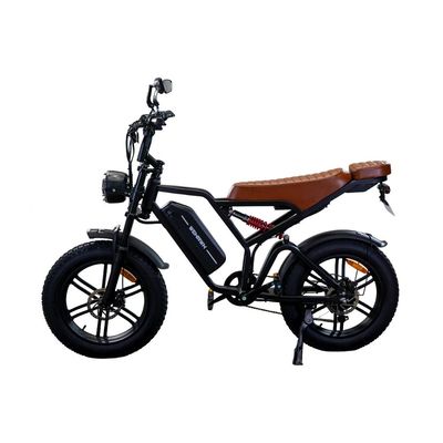 Bicicleta Scooter Elétrica WX-19 Wehawk 750W Bat 48V 15Ah Litio Banco Marrom