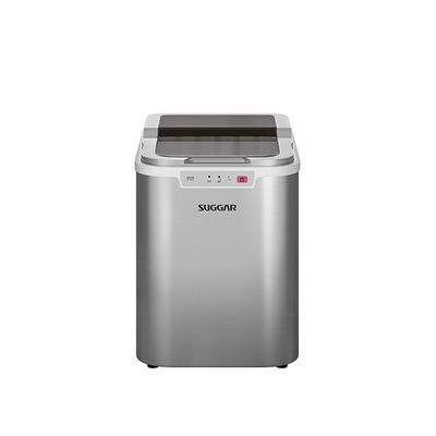 Máquina de Gelo Suggar 15kg Gelo Rápido + Bandeja Coletora e Pá 120W MG15 Prata / 220v