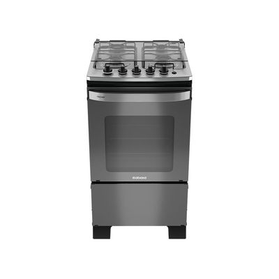 Fogão Itachef Reflecta 4 Bocas com Mesa de Inox e Tripla Chama Itatiaia REFLECTA FUMÃÂ / Bivolt