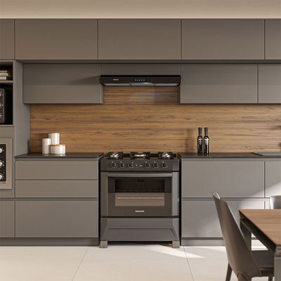 Depurador de Ar Suggar Slim 80cm DI81 Preto / 220v