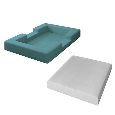 Cama Montessoriana Berço Infantil 100% Espuma Balaqui Decor Azul