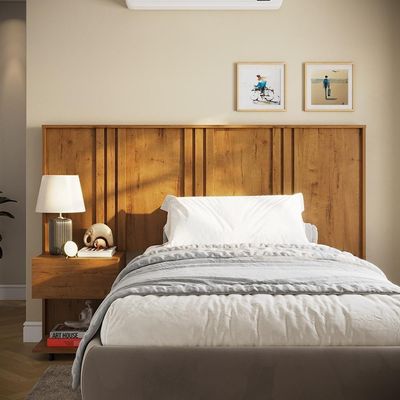 Cabeceira Sleep Movelove Cama Solteiro + Criado Suspenso