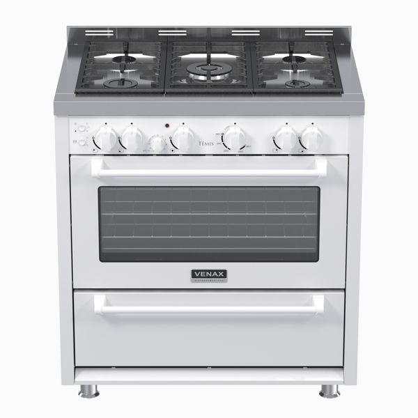 Fogao 5 Bocas Venax Temis Branco Gas Glp 127 V