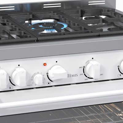 Fogao 5 Bocas Venax Temis Branco Gas Glp 127 V
