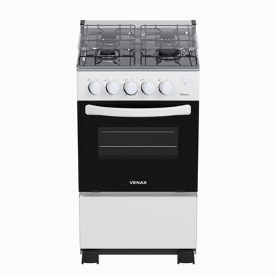 Fogao 4 Bocas Venax Picasso Mesa Inox GIIi Branco Gas Glp