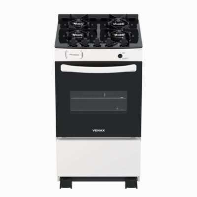 Fogao 4 Bocas Venax Picasso Vitreo Branco Gas Glp