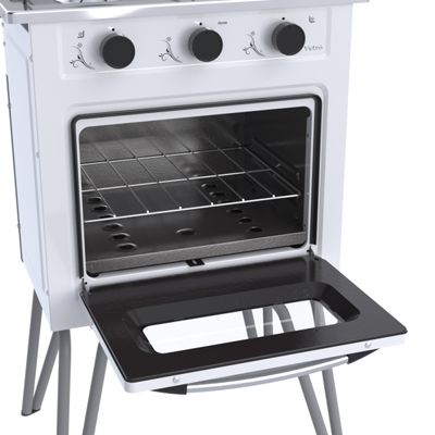 Fogao 2 Bocas Venax Gemini Vetro Branco Gas Glp