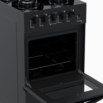 Fogao 4 Bocas Venax Picasso Line Preto Fosco Gas Glp