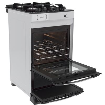 Fogao 4 Bocas Venax Maxi Vitreo Branco Gas Glp