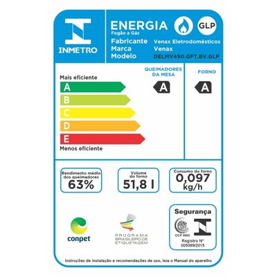 Fogao 4 Bocas Venax Delplus Vitreo Bl Grafite Gas Glp