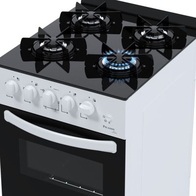 Fogao 4 Bocas Venax Picasso Line Branco Gas Glp