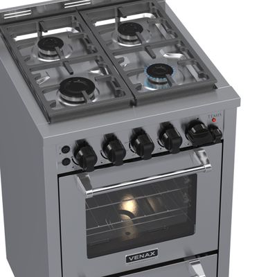 Fogao 4 Bocas Venax Temis Inox Glp 220 V