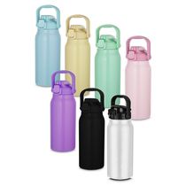 Garrafa Litrão Com Alça E Bico 1,5l Em Aço Inox Rosa