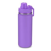 Garrafa Com Alça E Bico 780ml Em Aço Inox Roxa