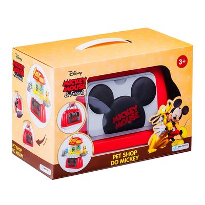 Maleta 3 em 1 Pet Shop do Mickey Multikids com 10 Acessórios UNICA