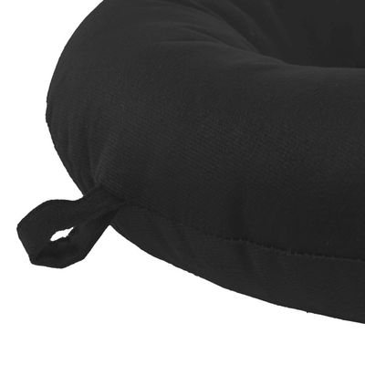 Descanso de Pescoço Hedrons Veludo Preto UNICA