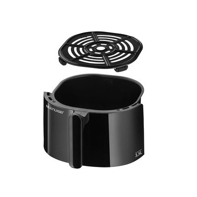 Fritadeira Elétrica Air Fryer Multilaser CE205 3,5L Preta - 220V UNICA