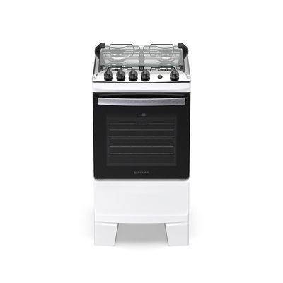 Fogão Atlas Agile Up 4 Bocas com Mesa Inox e Acendimento Automático Bivolt Branco