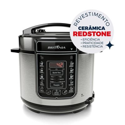 PAN PRESSAO ELET BRITANIA BPP05P 5L INOX 110V Inox / 220
