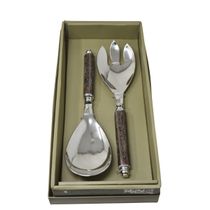 Conjunto de Talheres para Salada Fracalanza Arvoredo em Aço Inox 2 Peças