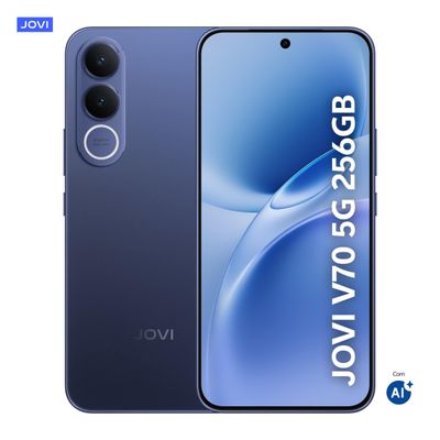 Smartphone JOVI V70 5G Tela 6.83" 256GB Câmera 200MP Bateria 7000mAh Azul Safira