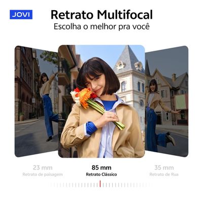 Smartphone JOVI V70 5G Tela 6.83" 256GB Câmera 200MP Bateria 7000mAh Azul Safira