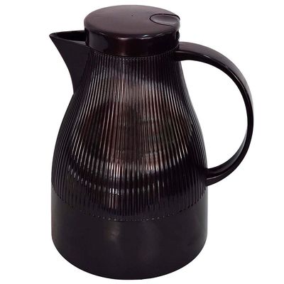 Garrafa Térmica Dynasty Lummiere em Plástico Preta - 1L