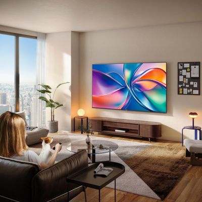 Smart TV 65 4K UHD Hisense QLED 65Q6QV HDR10 Dolby Atmos Vidaa U9 Preta